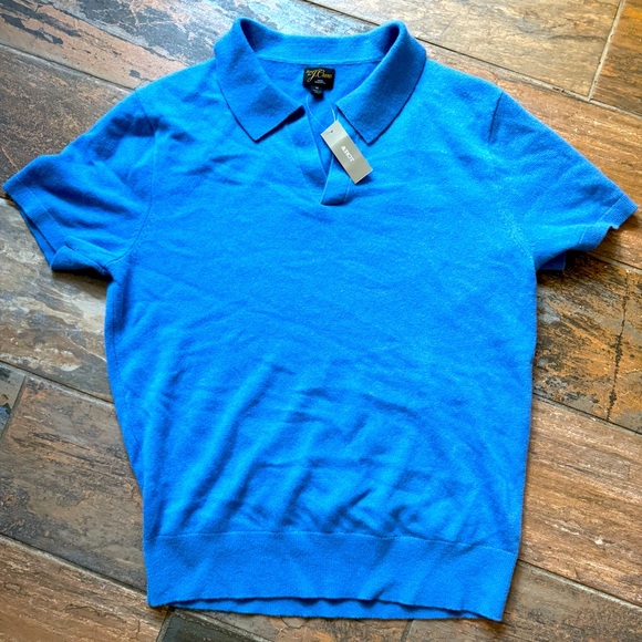 J. Crew cashmere polo NWT - Picture 1 of 2